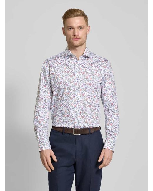 Eterna Regular Fit Business-Hemd Mit Knopfleiste in White für Herren