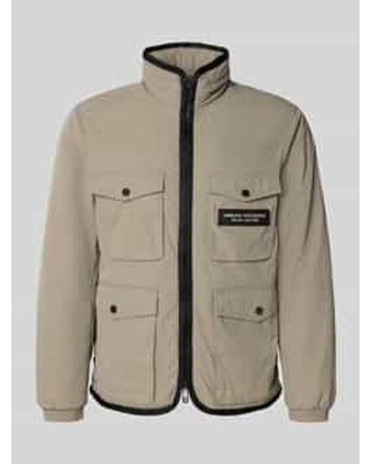 ARMANI EXCHANGE Bomberjacks & Blousons in het Natural voor heren