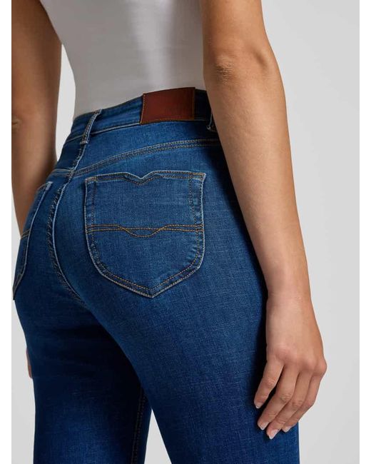 Pepe Jeans Blue Flared Jeans aus Baumwoll-Mix Modell 'WILLA'