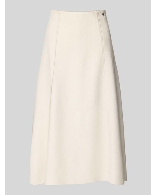 Marc Cain Midirok Van Wol Met Deelnaden in het Natural