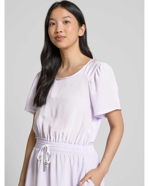 Marc Cain Mini-jurk Met Tunnelkoord in het Pink