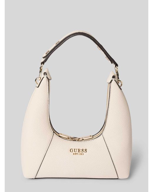Guess Handtas Met Labelapplicatie in het Natural
