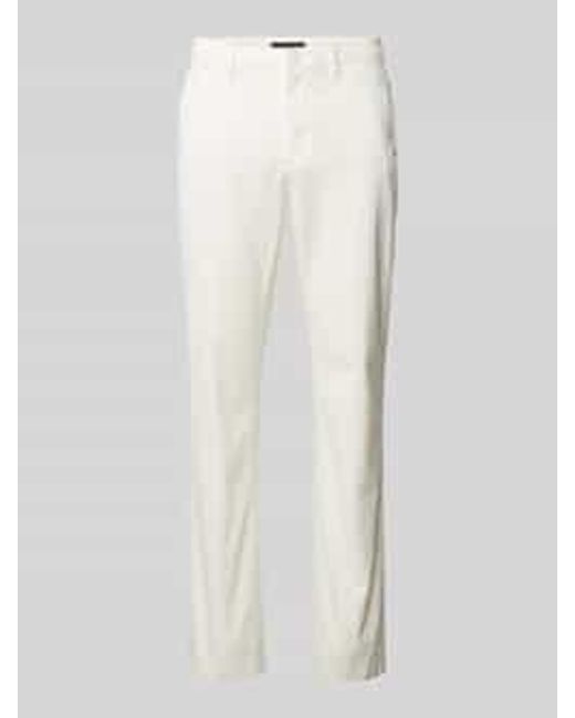 Tommy Hilfiger Regular Fit Chino Met Achterzakken in het White voor heren