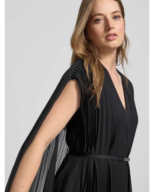 Boss Black Regular Fit Chiffon-Kleid mit Overlay Modell 'DENNYA'