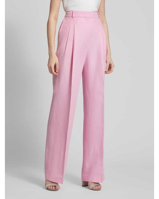 HUGO Pink Anzughose mit seitlichen Eingrifftaschen Modell 'Havira'