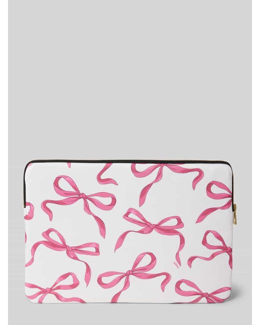 Wouf Pink Laptoptasche mit Label-Badge Modell 'Rita'