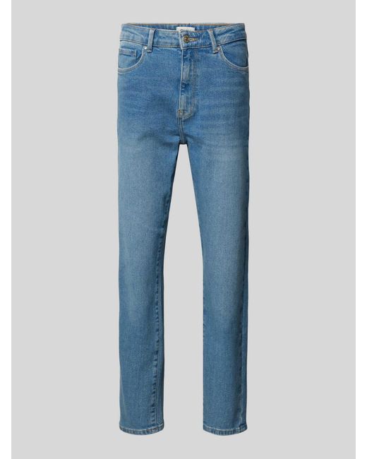 ONLY High Waist Jeans Met Steekzakken in het Blue
