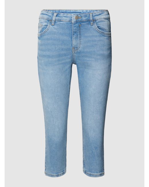 Edc By Esprit Capri-jeans Met Labeldetail in het Blauw | Lyst NL