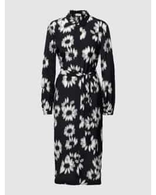 Esprit Midi-Jurk Met Strikceintuur in het White