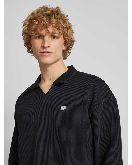 PEGADOR Regular Fit Poloshirt Met Logobadge in het Blue voor heren