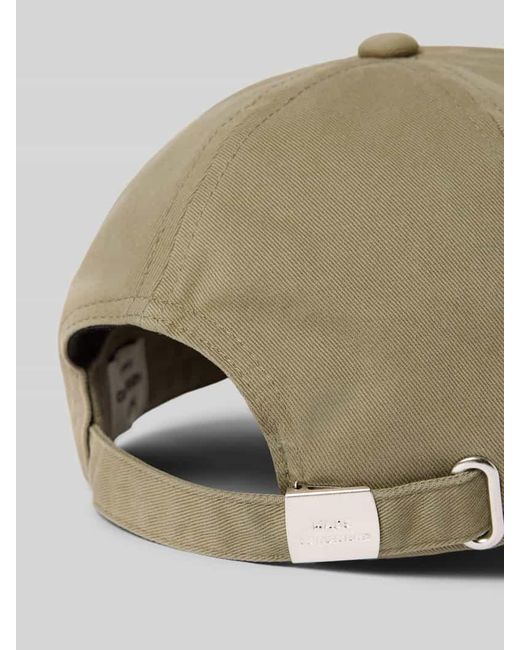 Mads Nørgaard Natural Basecap mit Label-Stitching