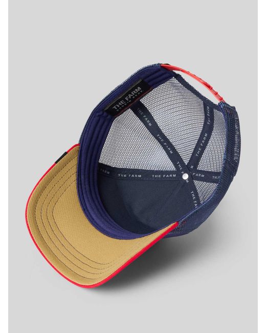 Goorin Bros Trucker-Pet Met Motiefpatch, Model 'The Flocking Bird' in het Blue voor heren