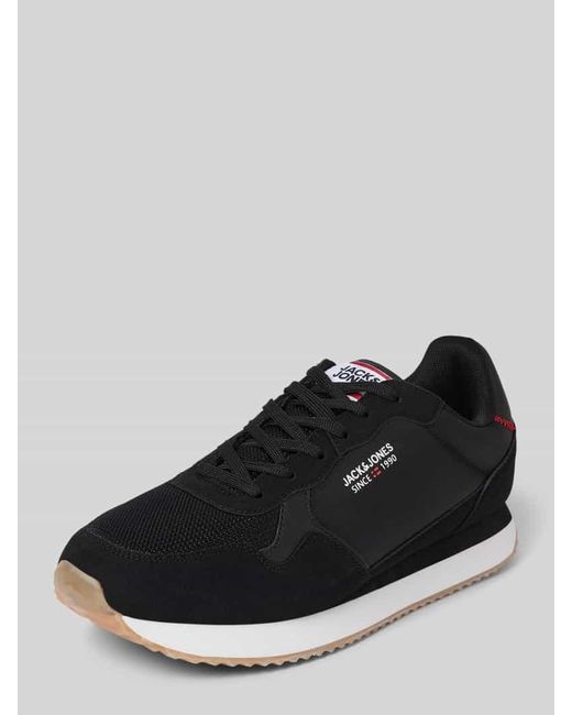 Jack & Jones Sneaker mit Label-Print Modell 'ROBIN' in Black für Herren