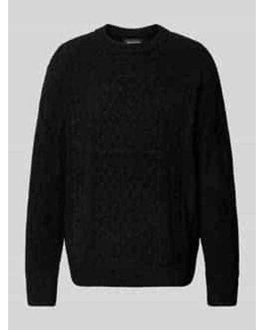 Scotch & Soda Gebreide Pullover Met Ronde Hals in het Black voor heren