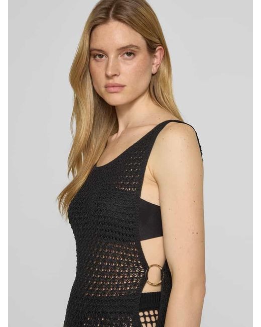 Guess Black Strickkleid mit U-Ausschnitt