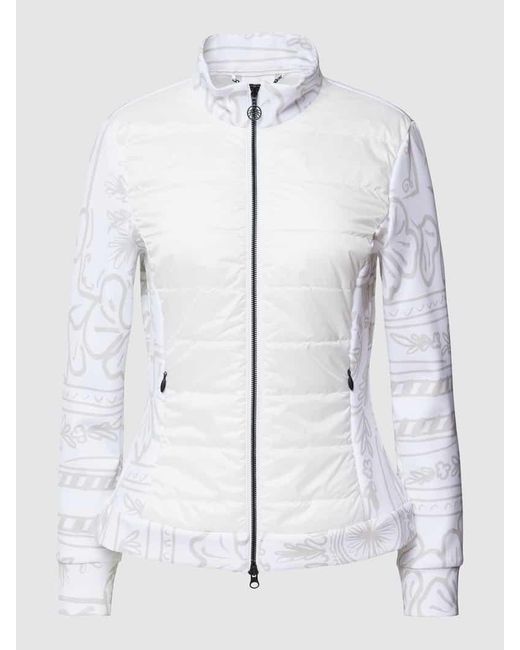 Sportalm Jacke mit Stepp-Besatz in White für Herren