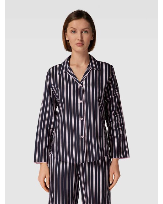 Cyberjammies Blue Pyjama-Oberteil mit Streifenmuster Modell 'Estelle'