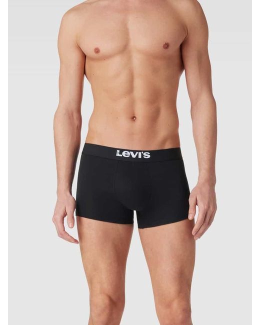 Levi's Trunks Mit Elastischem Logo-Bund Modell 'Solid Basic Trunk' in Blue für Herren