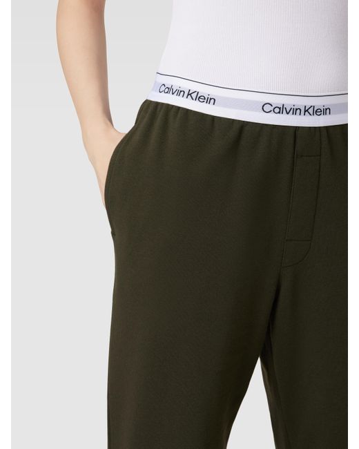 mit Grün AT Logo-Bund Sweatpants Klein in für Calvin Lyst Herren elastischem |