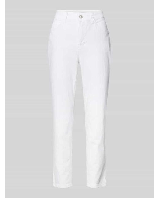 M·a·c White Jeans in verkürzter Passform Modell 'MELANIE'