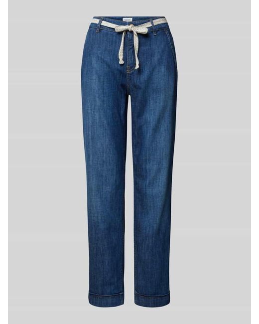 ROSNER Blue Jeans mit Bindegürtel