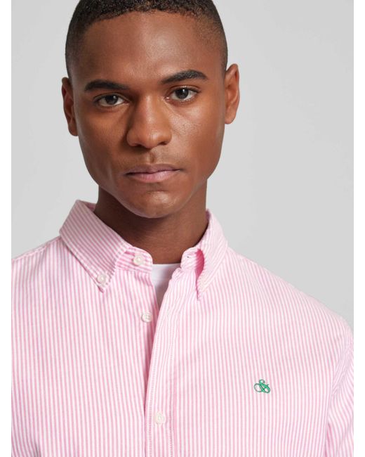 Scotch & Soda Freizeithemd mit Streifenmuster in Pink für Herren