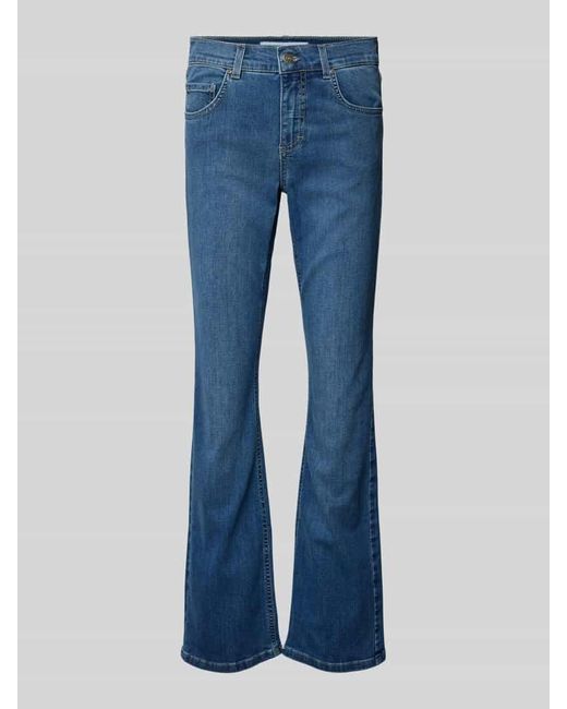 ANGELS Blue Bootcut Jeans im 5-Pocket-Design Modell 'LENI'