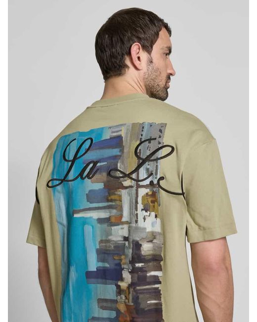 HUGO T-Shirt mit Rundhalsausschnitt Modell 'Duwrite' in Green für Herren