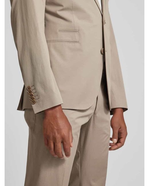 Drykorn Anzug im unifarbenen Design Modell 'Irving' in Natural für Herren