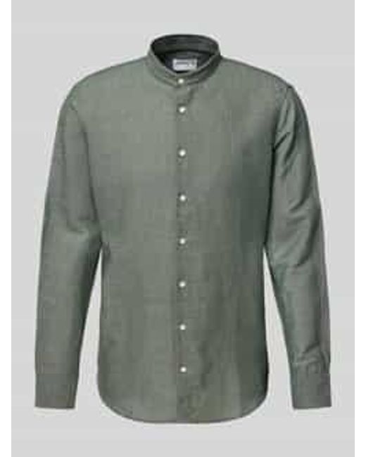 Jake*s Slim Fit Zakelijk Overhemd Met Knoopsluiting in het Green voor heren
