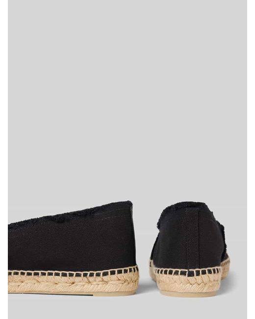 Castaner Black Espadrilles aus echtem Leder Modell 'KAMPALA'