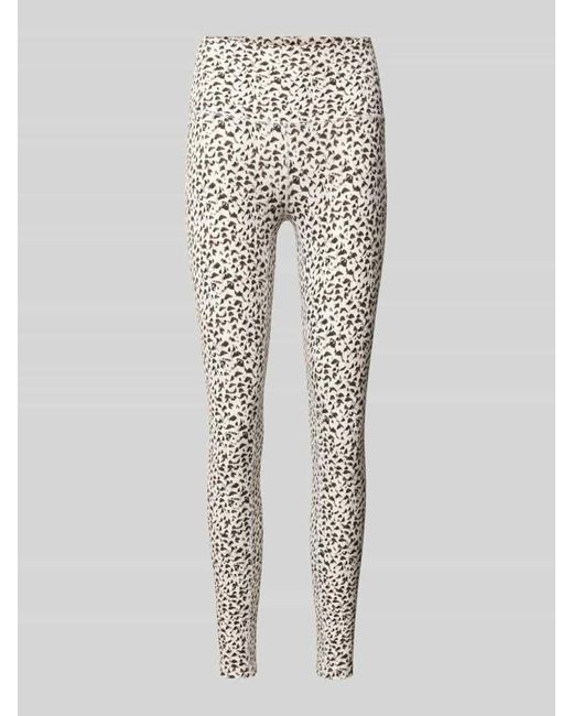 Varley White Leggings mit elastischem Bund Modell 'move high'