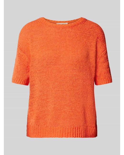 Marc O' Polo Orange Strickshirt mit 1/2-Arm