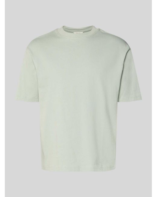 SELECTED Relaxed Fit T-Shirt Van Puur Katoen Model 'Relexaspen' in het Green voor heren