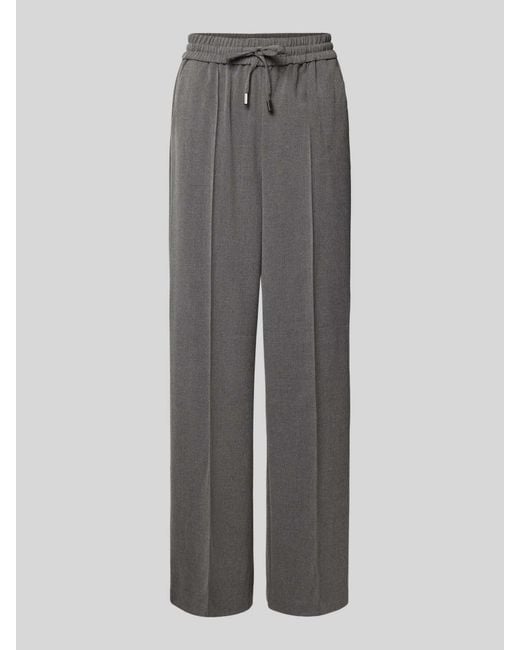 B.Young Broek Met Elastische Band, Model 'Encore' in het Gray