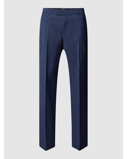 Joop! Modern Fit Anzughose mit Bügelfalten Modell 'Brad' in Blue für Herren