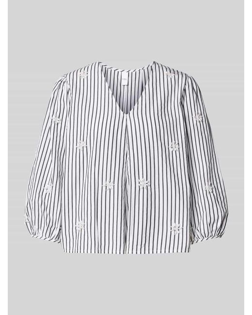 Y.A.S Multicolor Regular Fit Bluse mit 3/4-Arm Modell 'EMURA'