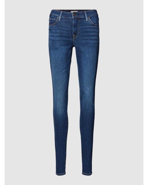 Levi's Super Skinny Fit Jeans in het Blue voor heren