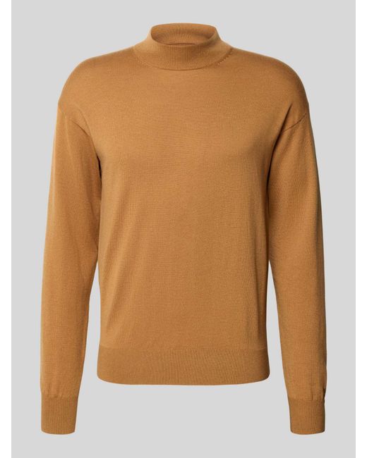 Scotch & Soda Gebreide Pullover Met Ribboorden in het Brown voor heren