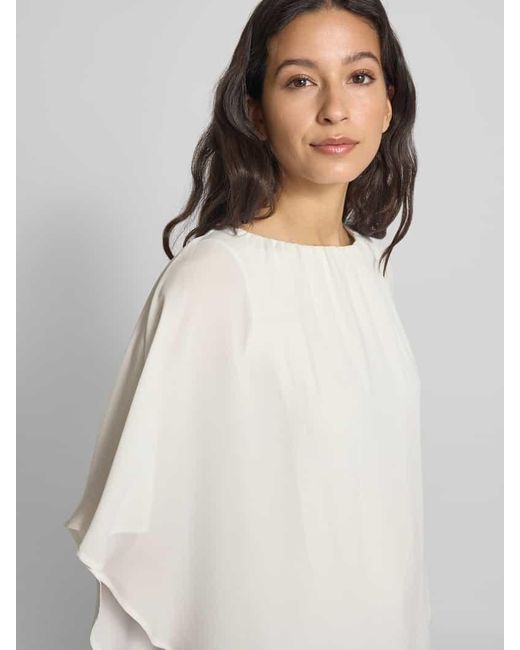 S.oliver Natural Loose Fit Chiffonshirt mit Viskosefutter
