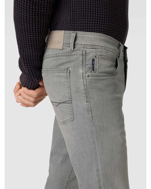 Christian Berg Men Regular Fit Jeans im 5-Pocket-Design in Gray für Herren