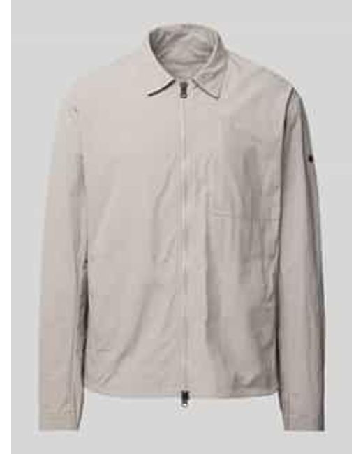 Scandinavian Edition Jack Met Platte Kraag in het Gray voor heren