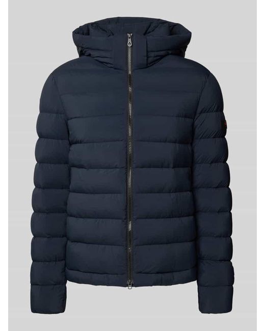 Peuterey Steppjacke mit Reißverschluss Modell 'BOGGS' in Blue für Herren