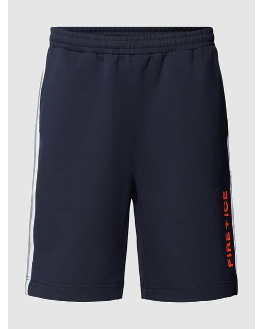 Bogner Fire + Ice Shorts mit Galonstreifen Modell 'NORRIS' in Blue für Herren