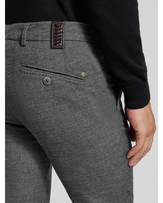 Mmx Chino mit Eingrifftaschen Modell 'Lupus' in Gray für Herren