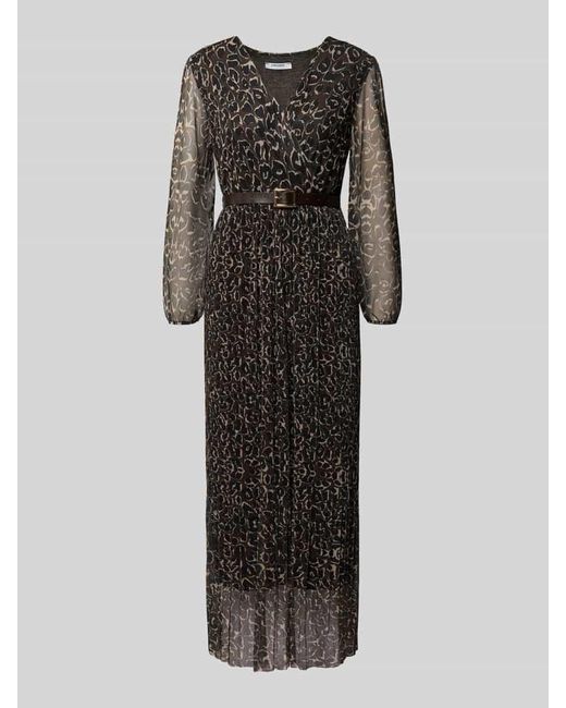 ZABAIONE Black Maxikleid mit V-Ausschnitt