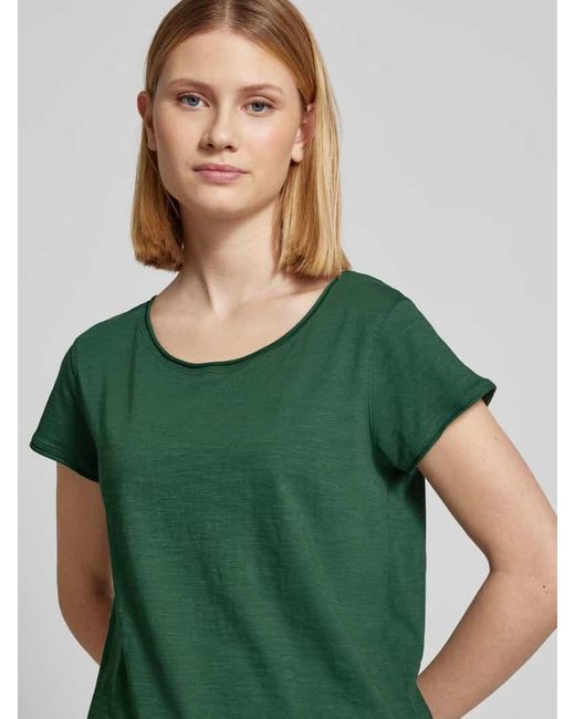 Tom Tailor Green Regular Fit T-Shirt Aus Reiner Baumwolle