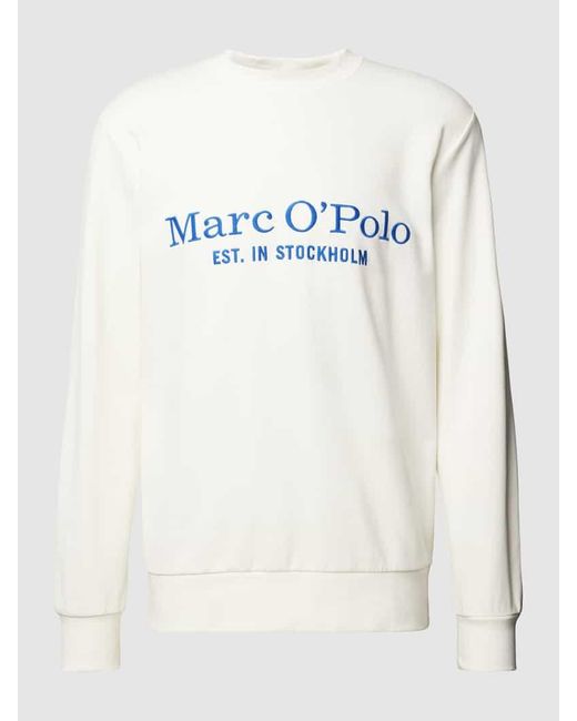 Marc O' Polo Sweatshirt mit Label-Stitching in Multicolor für Herren