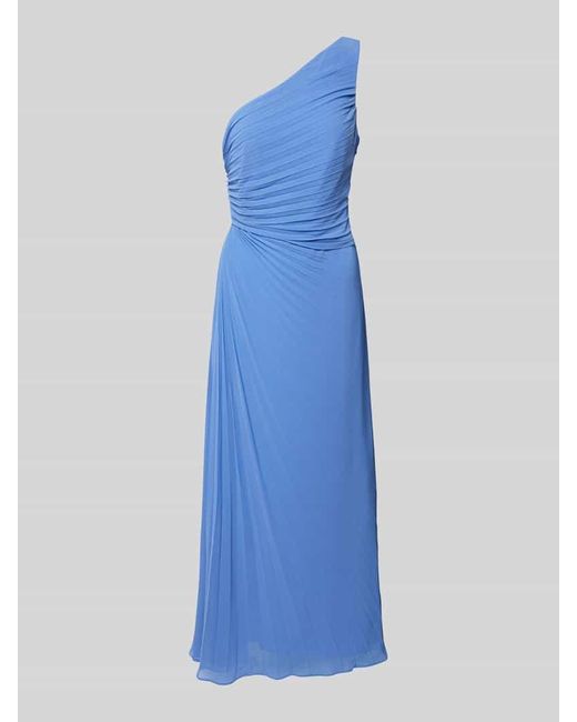 Forever New Blue Abendkleid Mit Gelegten Falten Modell 'Mirabelle'
