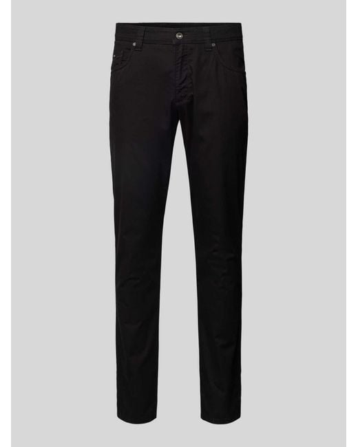 Bugatti Regular Fit Chino in het Black voor heren